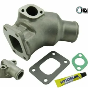 Volvo Penta MD22 Roestvrij staal Steel Exhaust Outlet And Connector - equivalent to 21424345