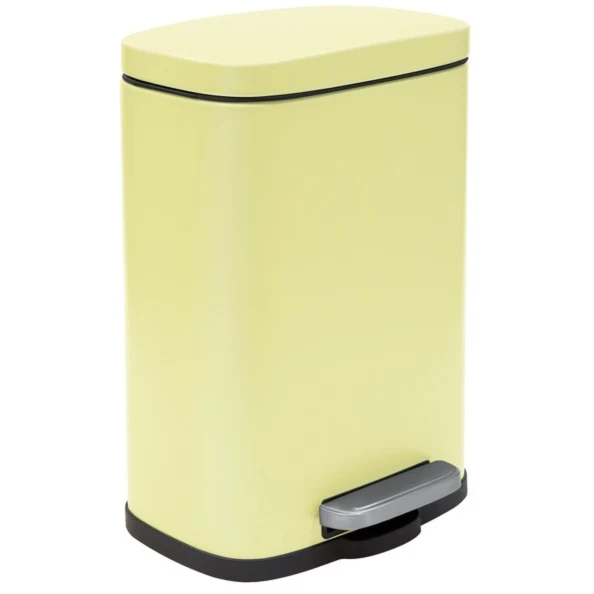 Pedal bin capacity 5L model Akira - Matte Citroengeel
