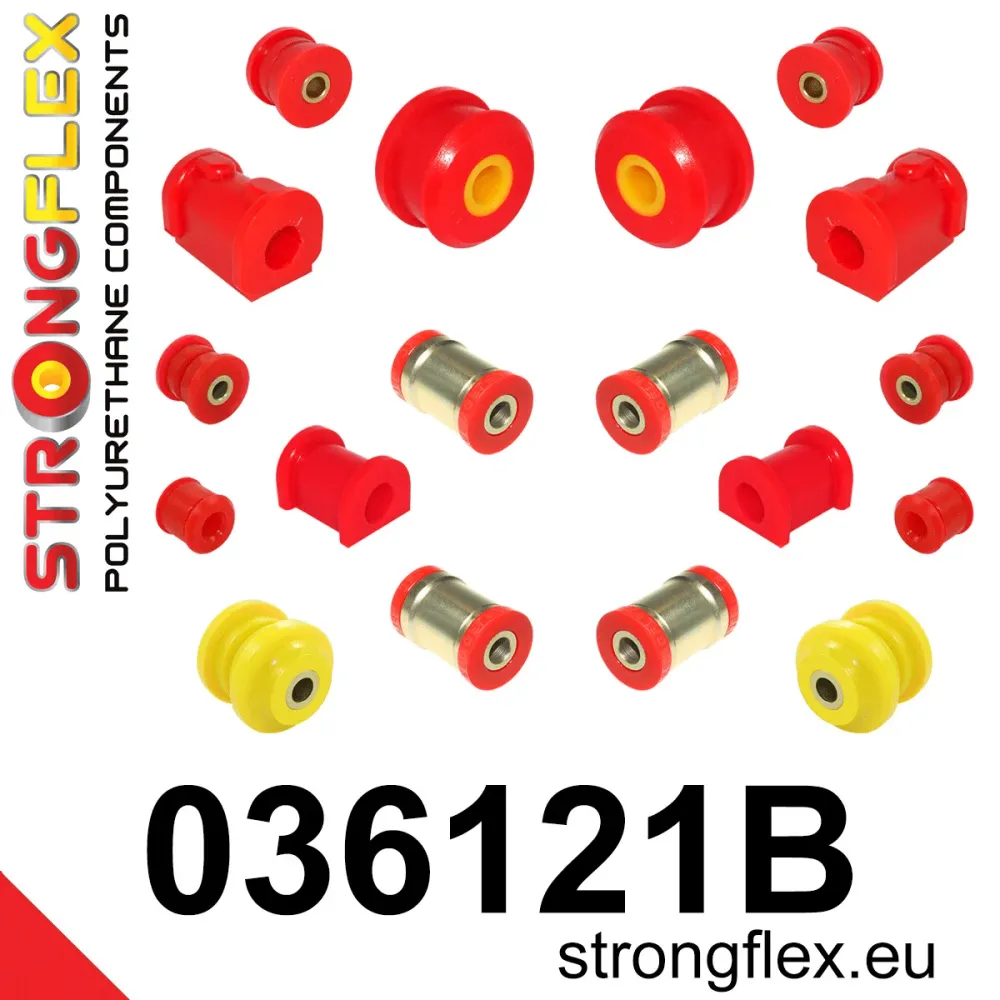 Full suspension polyurethane bush kit - BMW > Z1 E30/Z