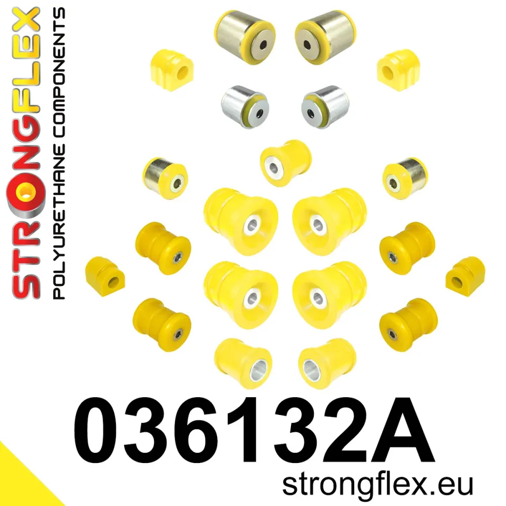 Full suspension polyurethane bush kit SPORT - BMW > Z8 E52