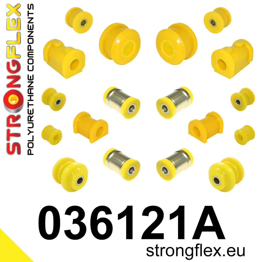 Full suspension polyurethane bush kit SPORT - BMW > Z1 E30/Z