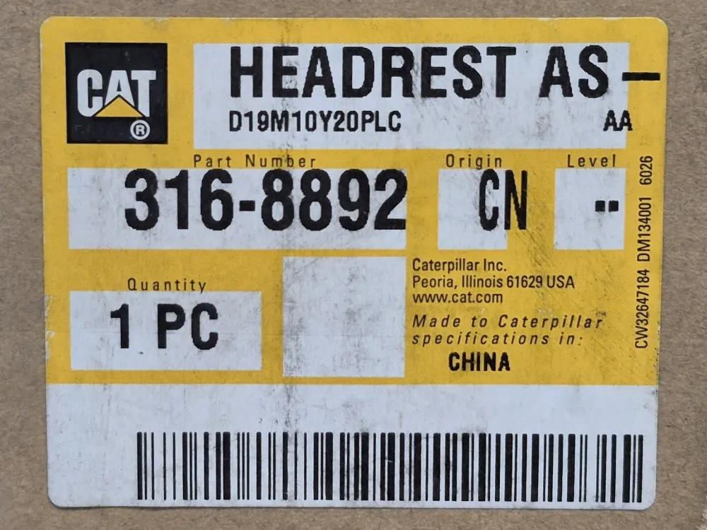 Headrest Assembly-Seat 316-8892