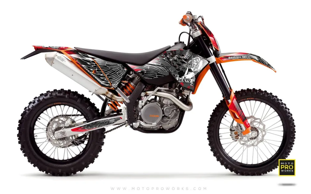 KTM GRAPHICS - "Dirty Angel" rood