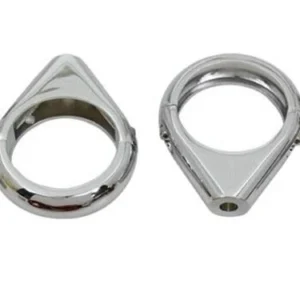 Verchroomd Radial Clamp Set , Models 49mm Fork Harley-Davidson