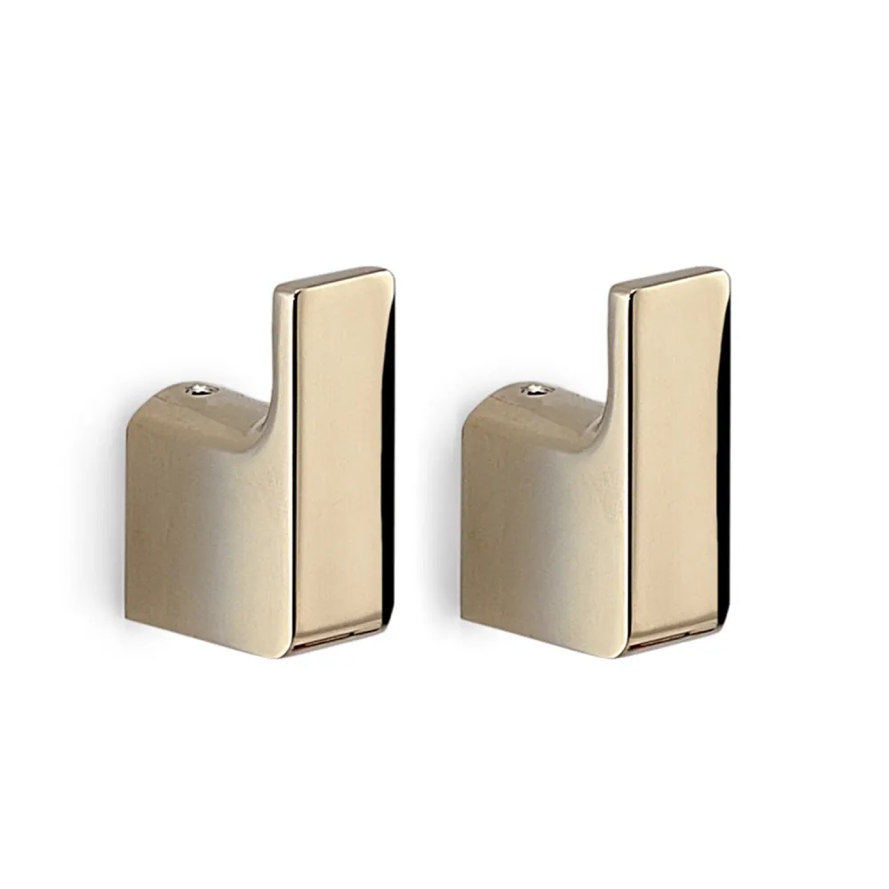 Aan de wand 2-piece coat rack Gedy Pirenei series - Gold