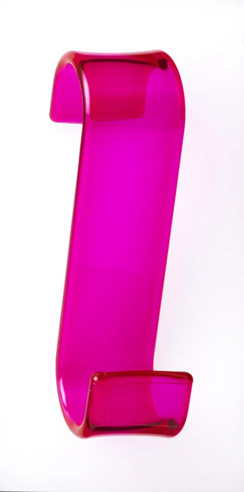 Coat rack towel radiator model Merlino - Fuchsia