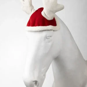 Christmas Reindeer cap Dark Rood P