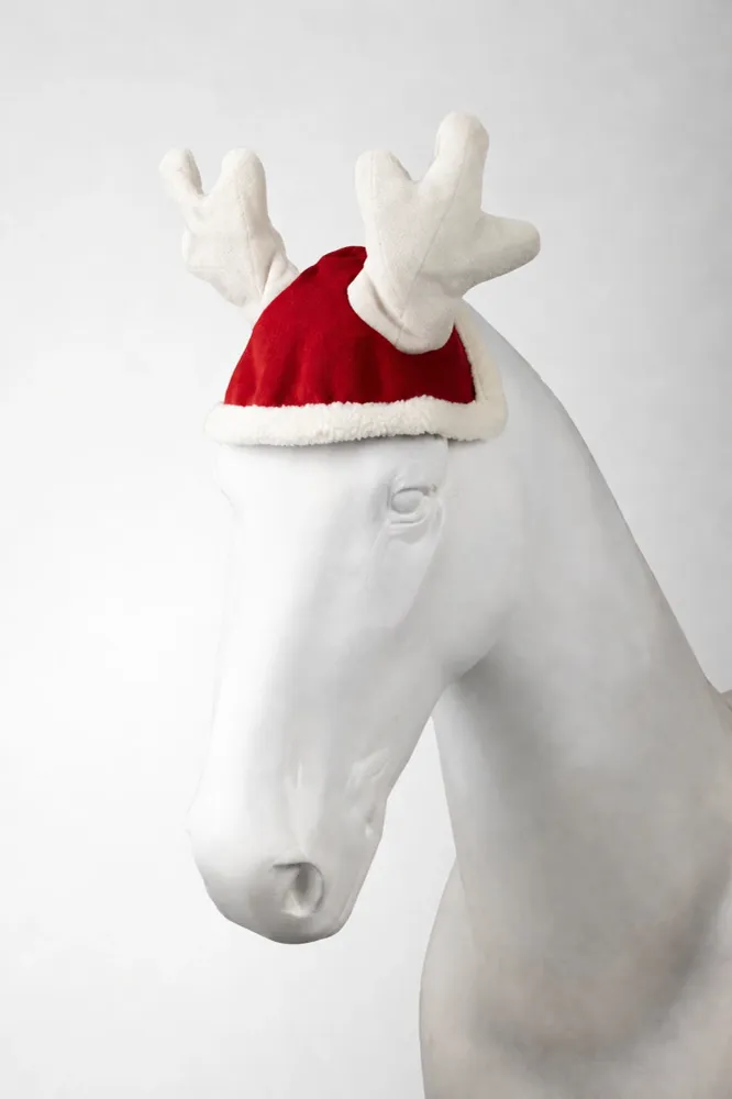 Christmas Reindeer cap Dark Rood P