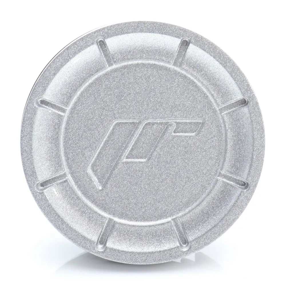 Kunststof Japan Racing Center Cap JR-37 - Platinagrijs
