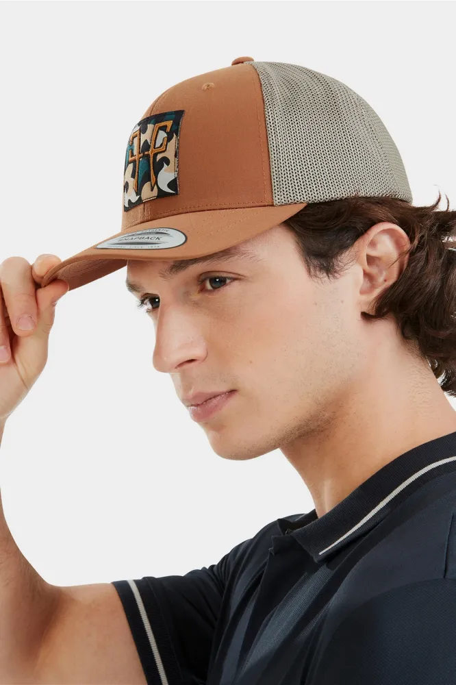 OEM Kwaliteit Trucker Cap Gold Natuurtint S