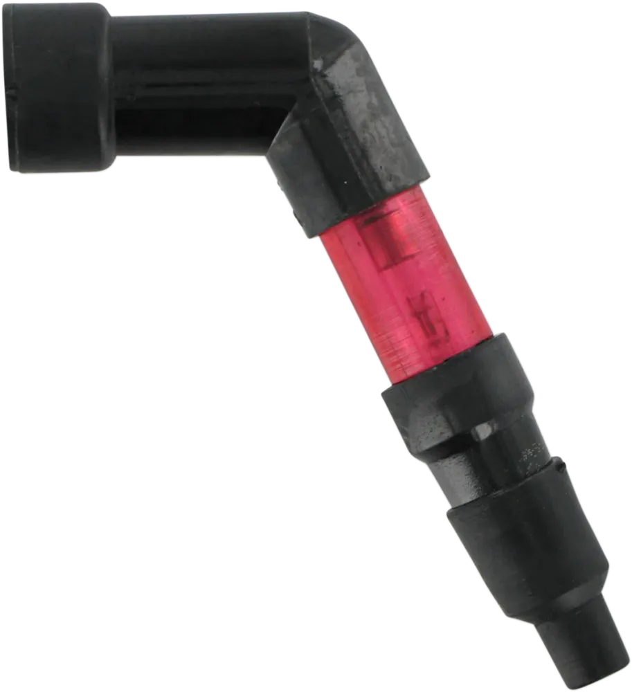 PARTS UNLIMITED FLASHING SPARK PLUG CAPS SPARK PLUG CAP-120DEG ROOD
