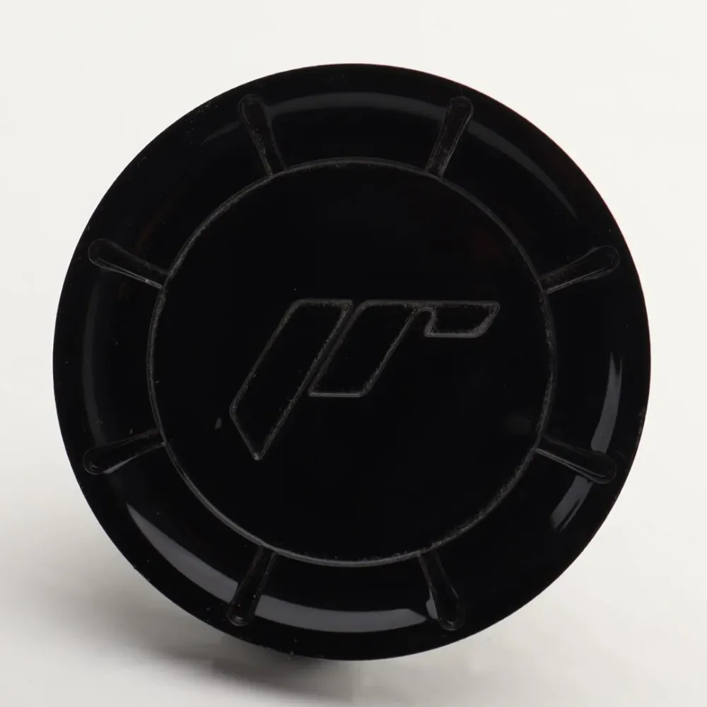 Premium Zwarte Japan Racing Center Cap JR-42 - Gloss Zwart