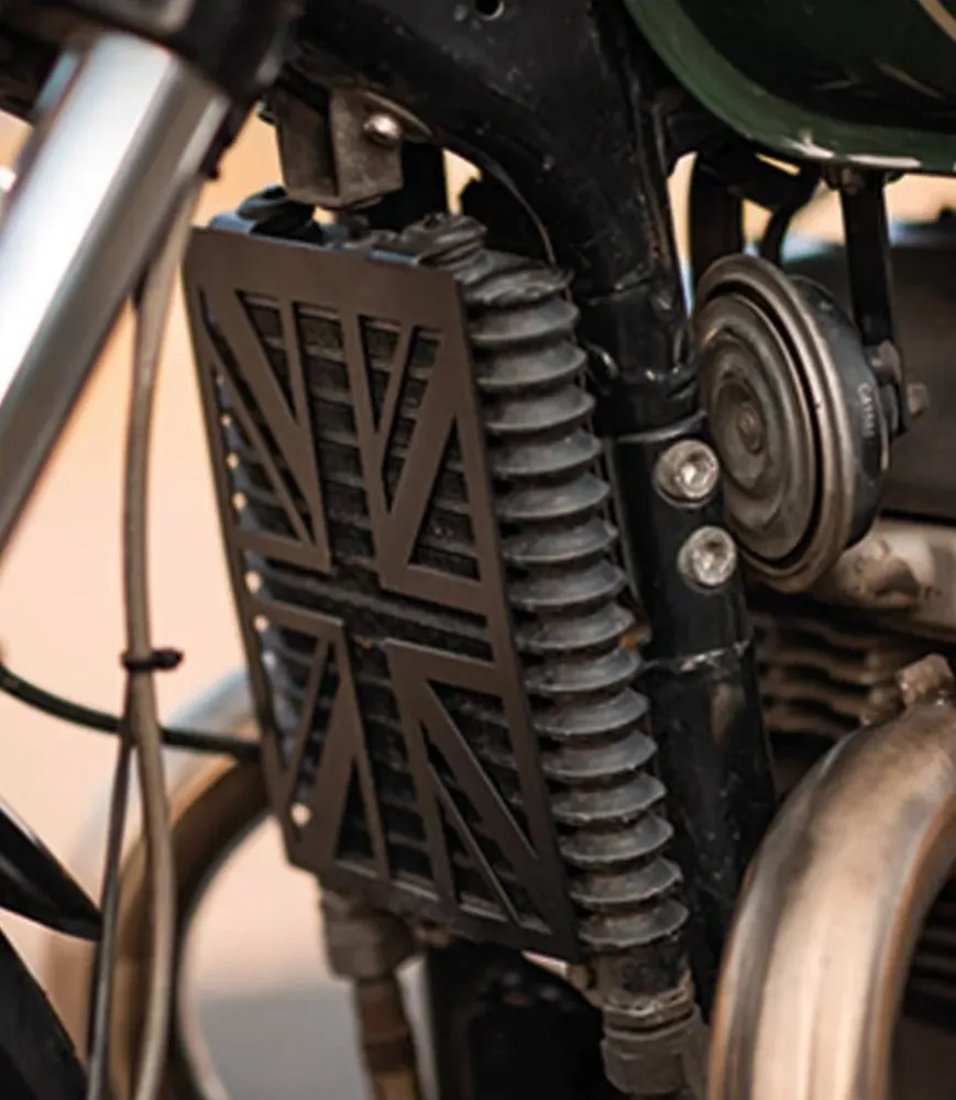 Premium Koelsysteem Radiator Guard Interceptor / Continental GT 650 Union Jack