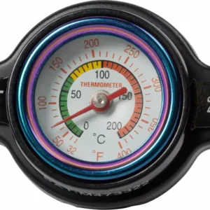 Tapa Del Radiador Con Indicador De Temperatura Para Yamaha Y Kawasaki met digitale aansturing