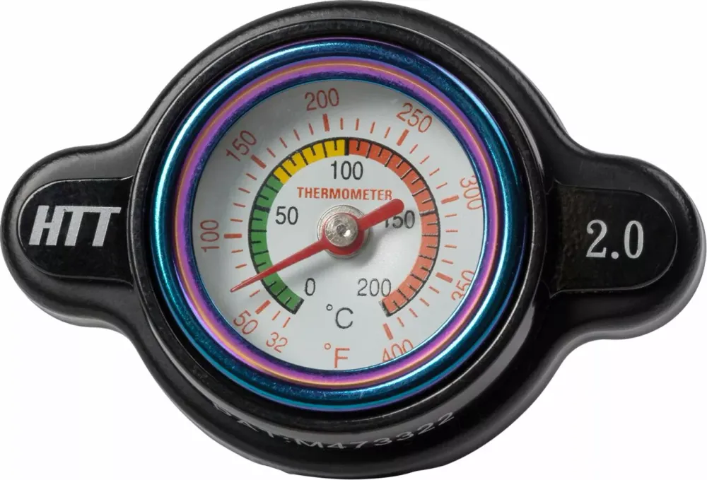 Tapa Del Radiador Con Indicador De Temperatura Para Yamaha Y Kawasaki met digitale aansturing