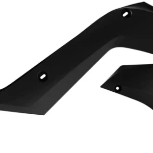 Rejillas de radiador Polisport, negro KX125/250 voor oudere auto's