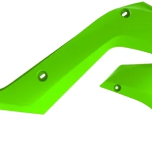 Tapa de radiador Polisport, verde lima KX125/250 voor benzinesystemen