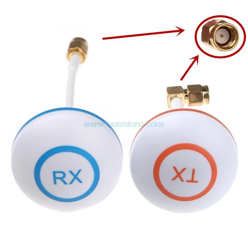 TX 90 degree Antenna RX Straight Needle Hole 5.8Ghz High-gain Clover Mushroom Antenna RC FPV LCD5802 TS832 TS351 TS5823