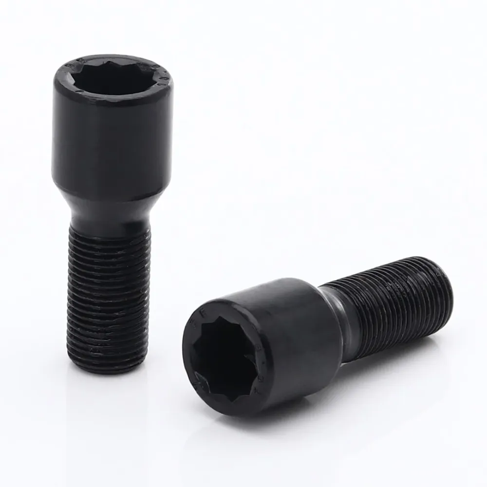 Black Internal Drive Wheel Bolts M14x1.25 (Pack 20)