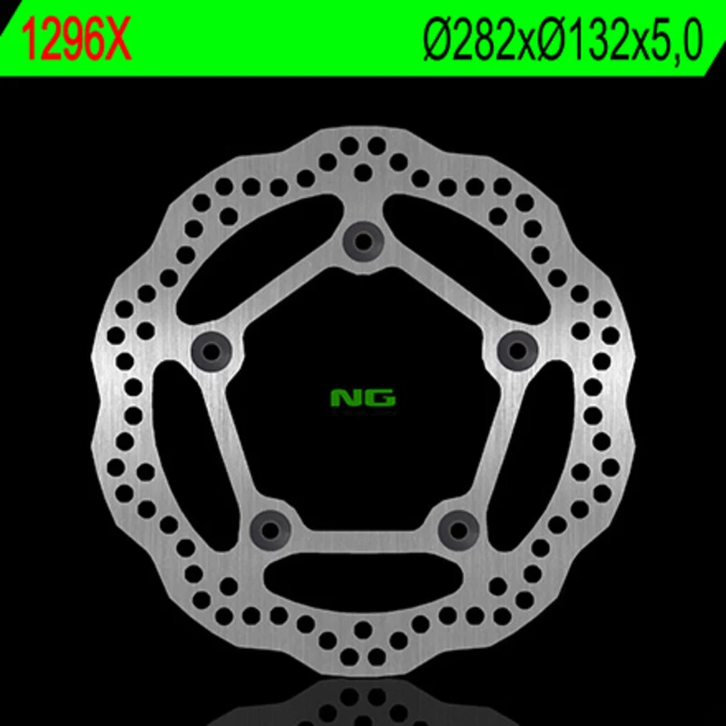 Disco de freno NG BRAKES ondulado1296X Ø282 x Ø132 x 5 met snelspanmechanisme