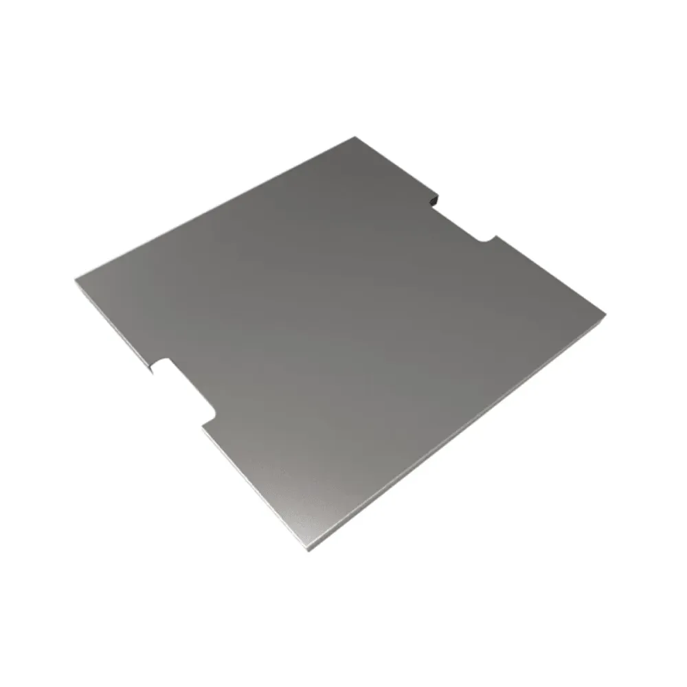 Elementi RVS Afdekplaat 47,2 x 47,2 x 2,5 cm met opbergvakken en compartimenten