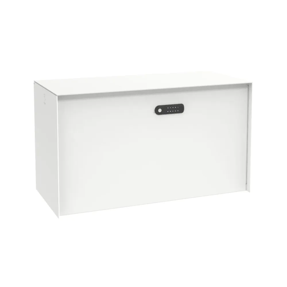 Heavy Duty eSafe Bulkbox Pakketbox Verkeerswit RAL 9016