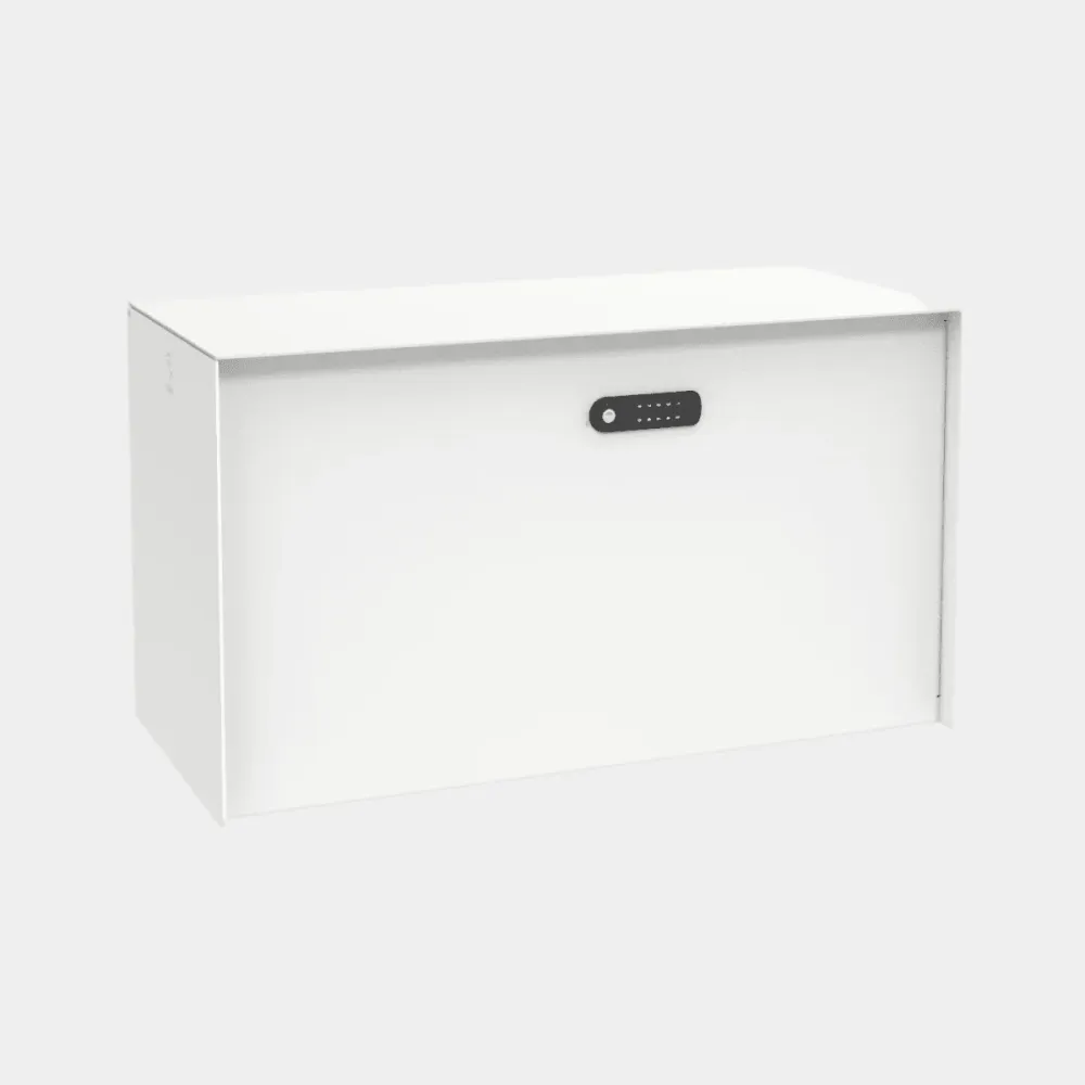 Heavy Duty eSafe Bulkbox Pakketbox Verkeerswit RAL 9016