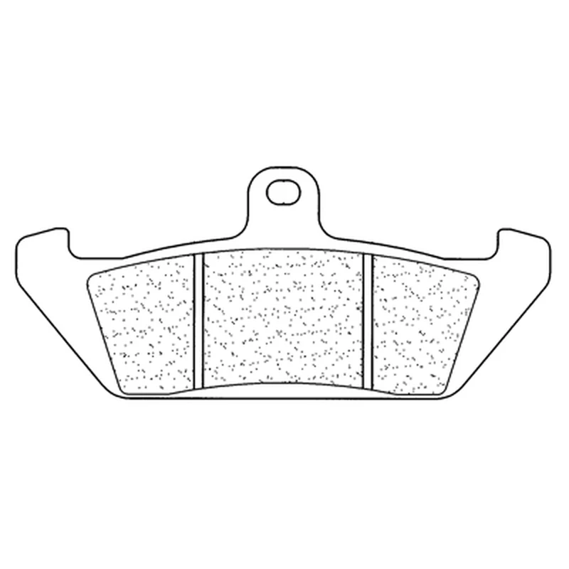 Juego de pastillas sinterizadas CL BRAKES (2801S4) zwarte mesh-uitvoering