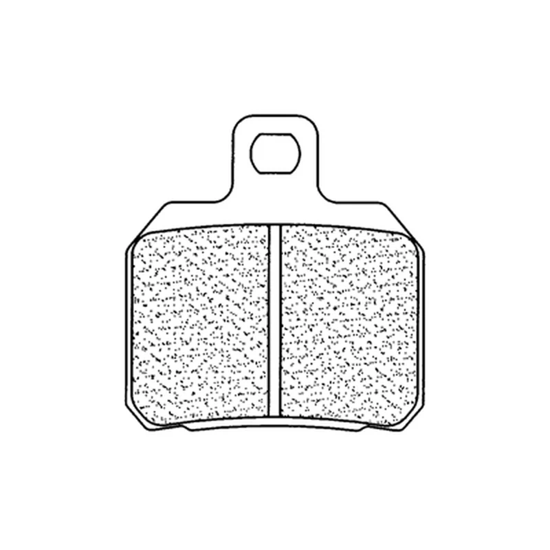 Juego de pastillas sinterizadas CL BRAKES (2827RX3) met klittenbandbevestiging