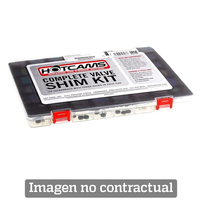 Pastillas de reglaje Hitte Cams (Set 5pcs) Ø13 x 2,45 mm