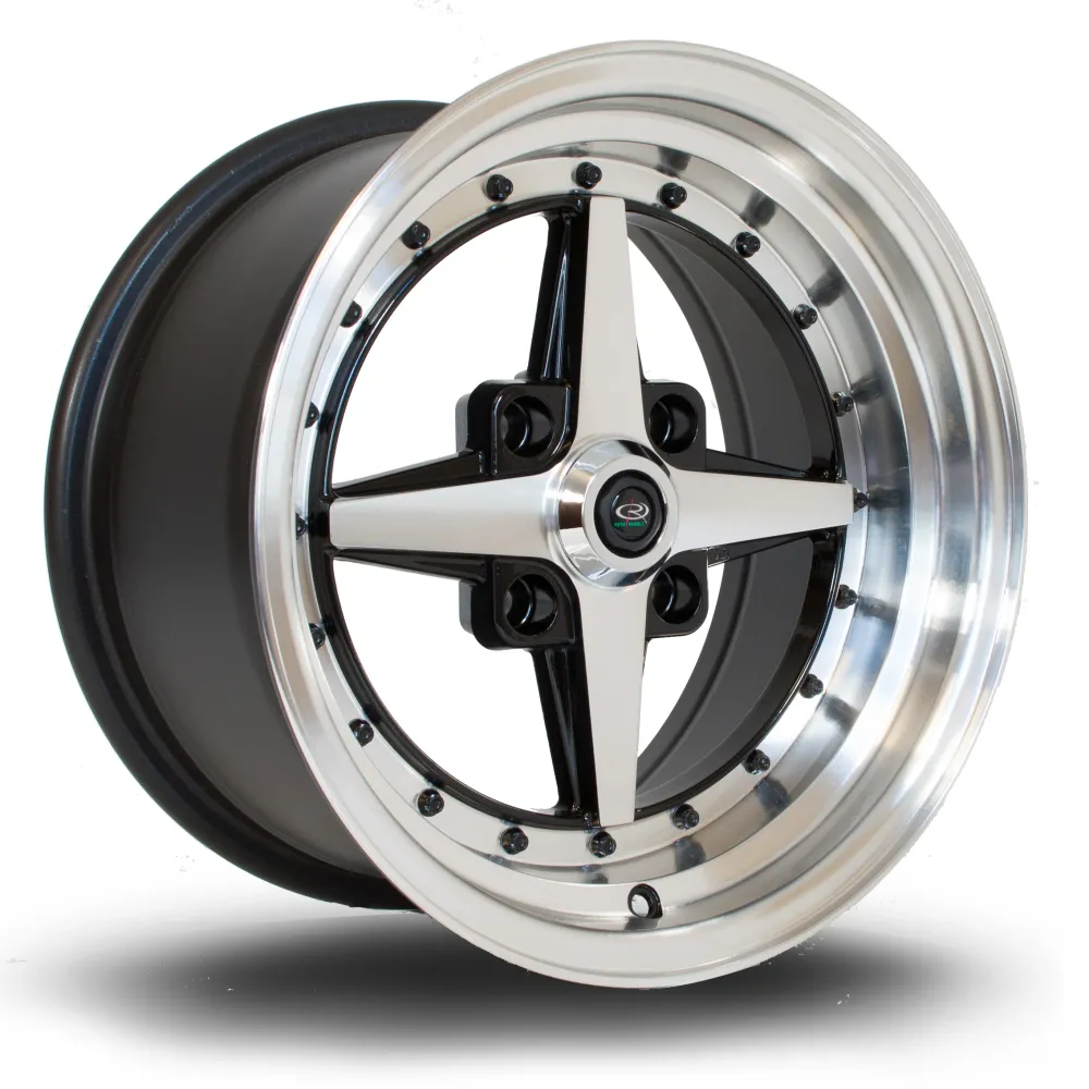 Rota Zero 15x8" 4x100 ET10, Flat Ebbenhout