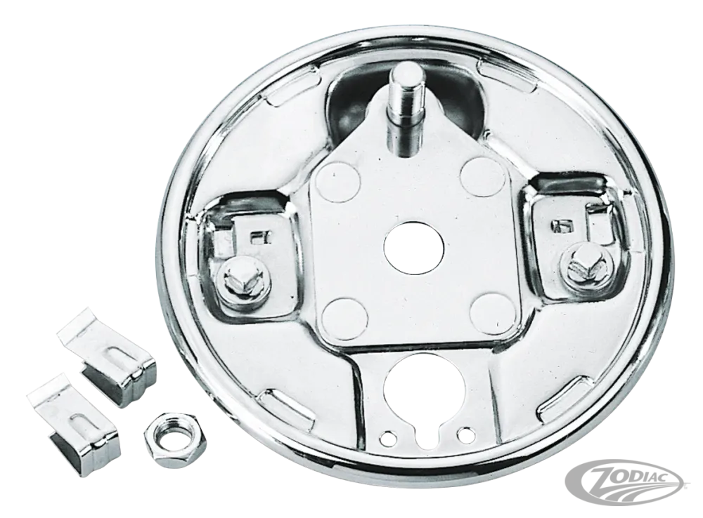 GZP Rear brake backing plate Chr. 1958-1 Harley-Davidson