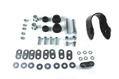 Gas Tank Mounting Kit Harley-Davidson geanodiseerd zwart