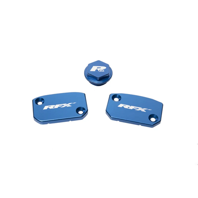 Hittebestendige Kit de tapa de depósito RFX Pro (azul) (freno y embrague Brembo)