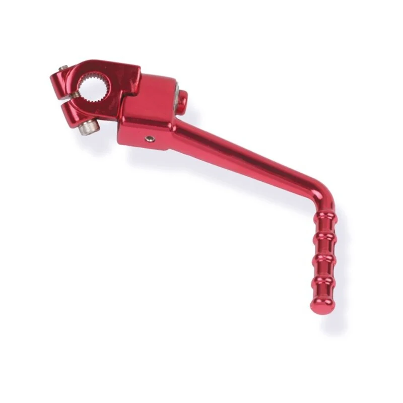 Premium Zwaar Belast Pedal arranque AM. Aluminio. Rojo
