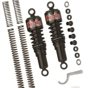 Slammer Kit koolzwart rear shocks Harley-Davidson