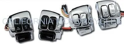 Voertuigspecifieke Kit Completo De Interruptores De Manillar Cromados Para Harley-Davidson®