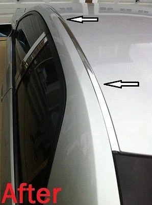 2009-2014 Acura TL Metaalglans Roof Top Trim Molding Kit
