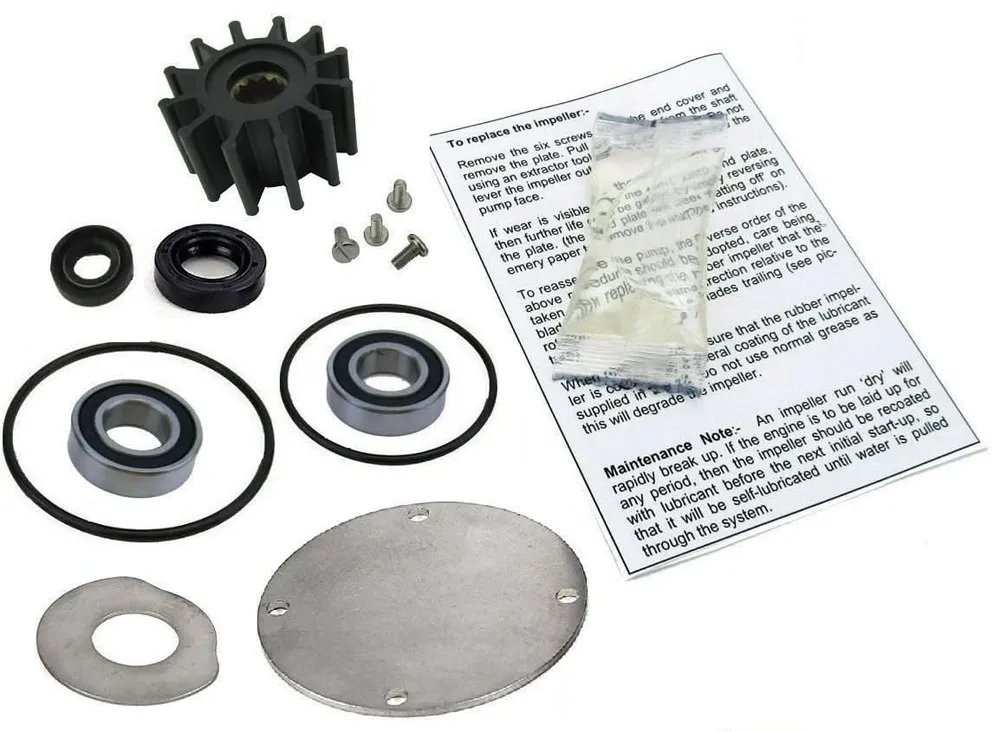 Volvo Penta D2-75 Puur Water Pump, Impeller & Service Kit met 2 refills