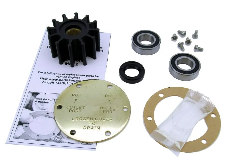 Volvo Penta TAMD22 Rauw Water Pump, Impeller & Service Kit voor lange autoritten