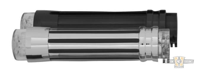 Light & Speedline Grip LED Turn Signal Set Rear Turn Signals Aluminium 1" Glanzend Cable operated Harley-Davidson