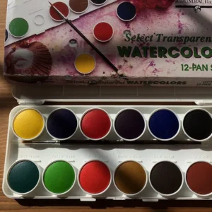 Grumbacher - Doorzichtig Watercolor 12-Color Pan Set