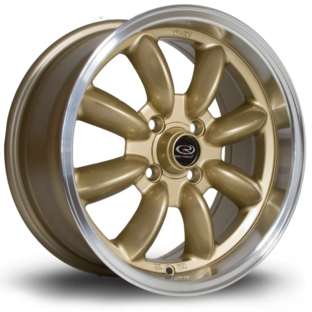 Rota RB 15x7" 4x100 ET30, Gouden