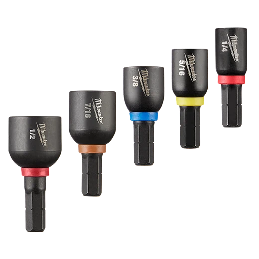 MILWAUKEE 5 PC. SHOCKWAVE IMPACT DUTY™ Insert Magnetic Nut Driver Set