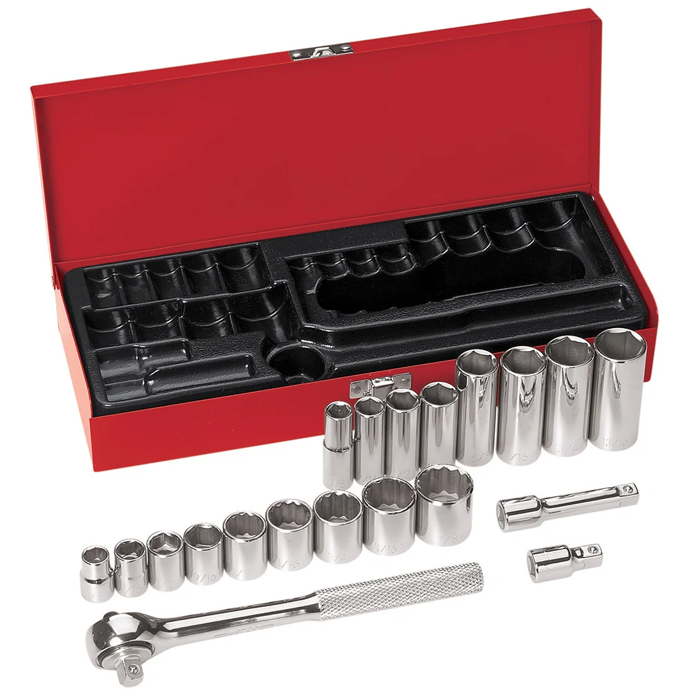 MINUSCUUL TOOLS 20 PC. 3/8" Drive Socket Wrench Set