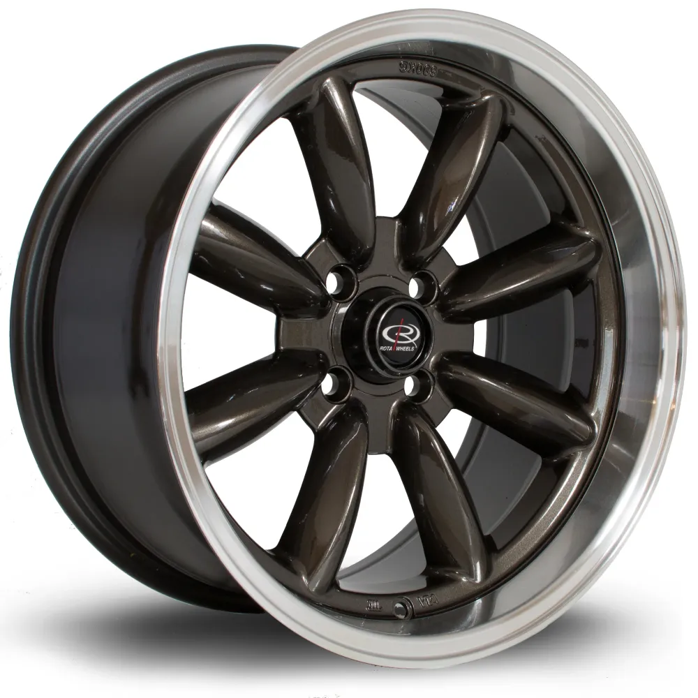 Rota RB-R 16x8" 4x100 ET10, Gunmetal
