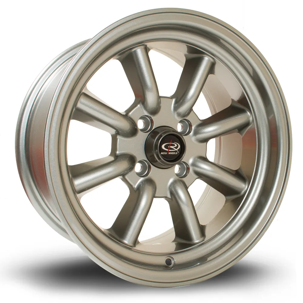Rota RKR 15x8" 4x114.3 ET0, Platinagrijs