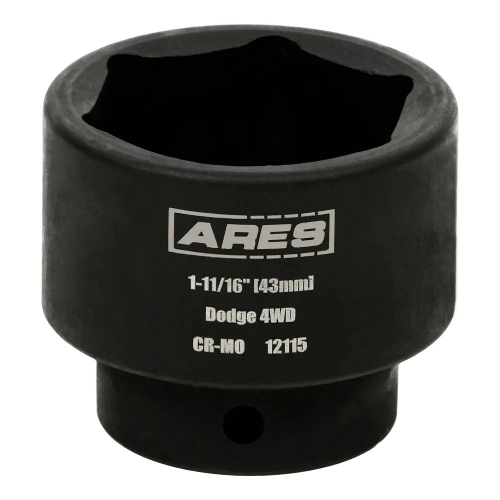 Vierschijfs regelaar ARES 12115 - 11/16" (43mm) Axle Nut Impact Socket