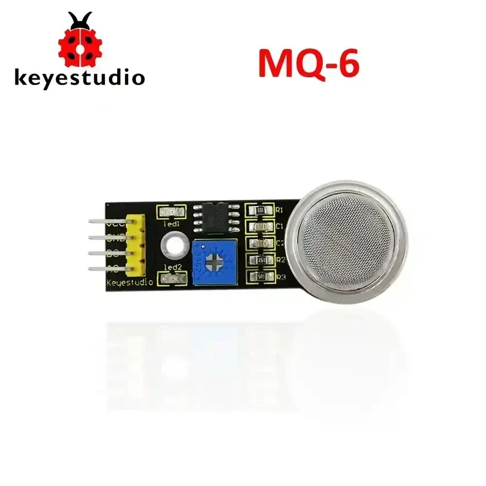 KeyeStudio MQ-6 Propane Butane Liquefied Petrol Gas Puur natuur Sensor Module