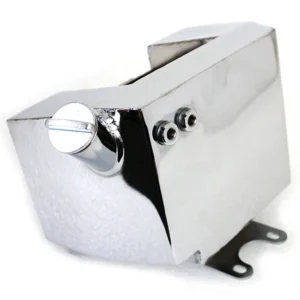 Center Post Mount Wrap Around Oil Tank Chroom Harley-Davidson 1941-1985